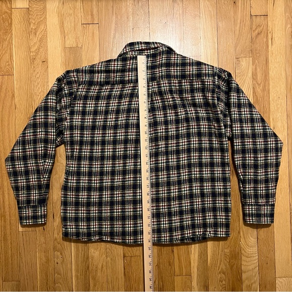 Grit Iron Workwear Flannel Plaid Jacket Mens Medium Fleece Lined Multicolored - Picture 3 of 8